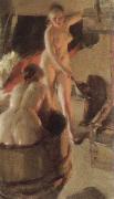 Anders Zorn girls from dalarna having a bath Sweden oil painting artist
